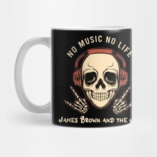 No music no life James and the jbs Mug